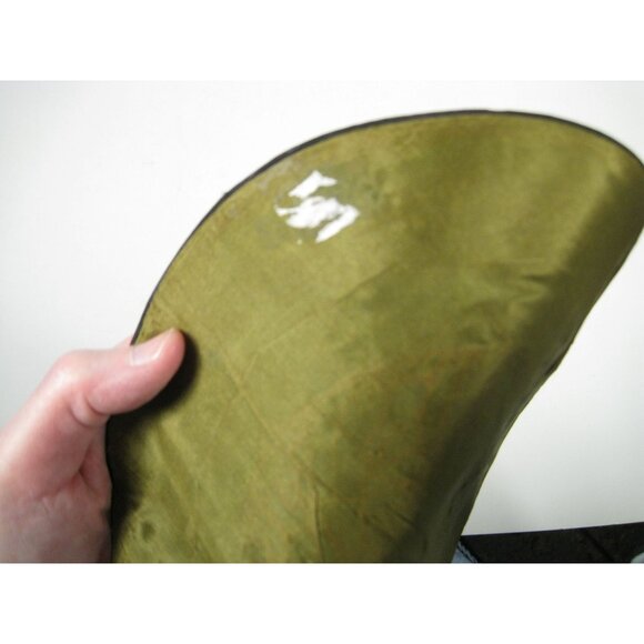 Vintage Asian Chinese Embroidered Silk Art Floral Panel Handmade Textile Round - Picture 5 of 6